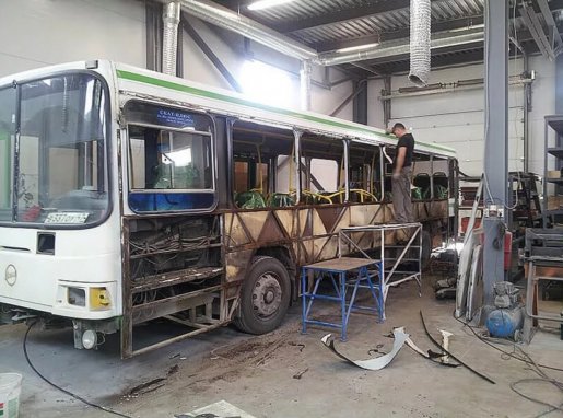 Ремонт автобусов, замена стекол, ремонт кузова стоимость ремонта и где отремонтировать - Владимир