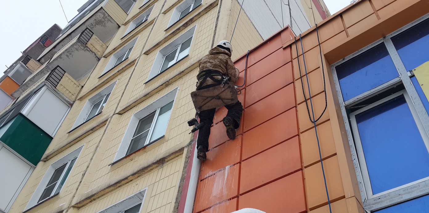 Услуги промышленных альпинистов для высотных работ в Камешково