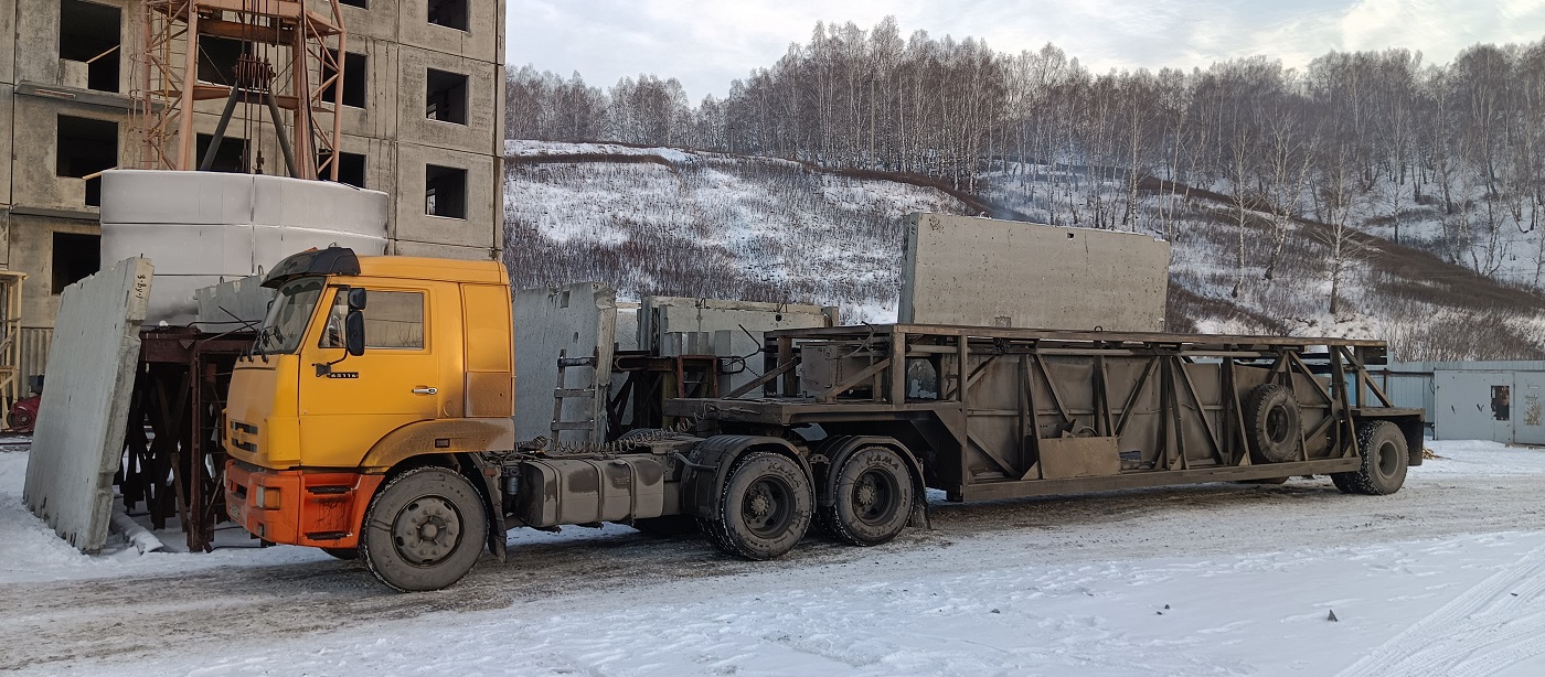 Аренда и услуги панелевозов для перевозки ЖБИ изделий в Киржаче