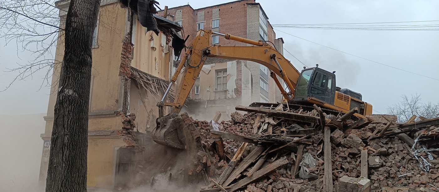 Услуги по сносу и демонтажу старых домов, строений и сооружений в Киржаче